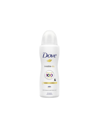 Dove Invisible Dry Deodorant Spray - 125 ml - Free shipping delivered to EUROPE and UK