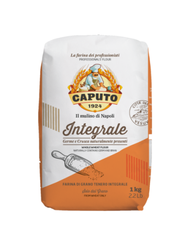 Farine complète Caputo - 1 kg - Livraison gratuite en EUROPE et au Royaume-Uni