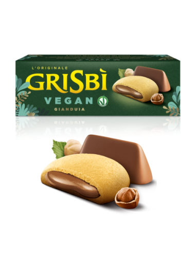 Grisbi Vegan Gianduia - 135 gr - Livraison gratuite en EUROPE et au Royaume-Uni