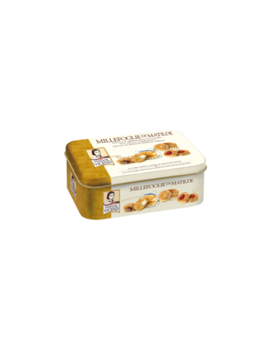 Matilde Vicenzi Biscuits Millefeuille d'Italie Boîte - 375 gr - Livraison gratuite en EUROPE et au Royaume-Uni