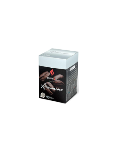 Italian Espresso Armonioso coffee pods - 10 pods - Free shipping delivered to EUROPE and UK