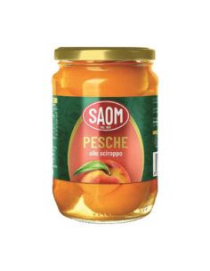 Saom Pêches au sirop - 700 gr - Livraison gratuite en EUROPE et au Royaume-Uni