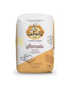 Caputo Semola Rimacinata - 1 Kg - Spedizione gratuita consegnata in EUROPA e UK