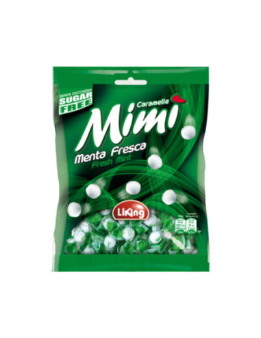 Liking Mimi Fresh Mint Candies Without Sugar - 50 gr - Free shipping delivered to EUROPE and UK