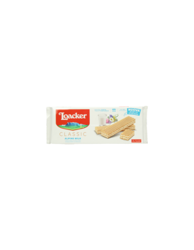 Loacker Gaufrette au Lait - 175 gr - Livraison gratuite en EUROPE et au Royaume-Uni