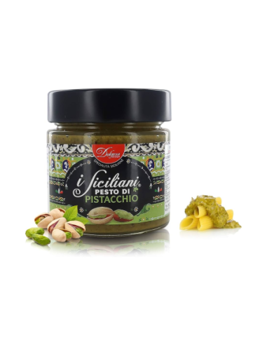 Dolgam i Siciliani Pesto di pistacchio 65% - 190 gr - Spedizione gratuita consegnata in EUROPA e UK