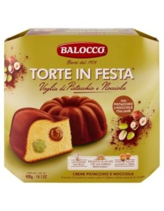 Balocco Gâteau de Fête Pistache et Noisette - 400 gr - Livraison gratuite en EUROPE et au Royaume-Uni