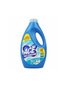 Ace Detersivo Lavatrice Talco e Muschio Bianco 27 lav. - 1350 ml - Spedizione gratuita consegnata in EUROPA e UK