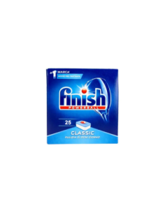 Finish Classic Dishwasher - 25 tabs - Free shipping delivered to EUROPE and UK