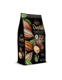 Crispo 70% pure chocolade-eieren gevuld met cacaoroom - 150 gr - Gratis verzending naar Europa en Groot-Brittannië