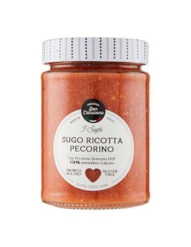 San Cassiano Ricotta en pecorinosaus - 190 gr - Gratis verzending naar Europa en Groot-Brittannië