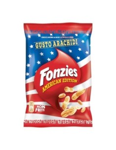 Fonzies American Edition Peanut Flavor - 100 gr - Free shipping delivered to EUROPE and UK