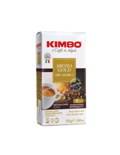 Kimbo Café Gold 100% Arabica - 250 g - Livraison gratuite en EUROPE et au Royaume-Uni