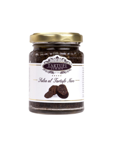 Tartufi Jimmy Salsa al Tartufo nero - 90 gr - Spedizione gratuita consegnata in EUROPA e UK