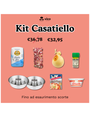 Kit Casatiello - 8 Pz. - Coffret Casatiello - 8 Pcs. - Livraison gratuite en EUROPE et au Royaume-Uni