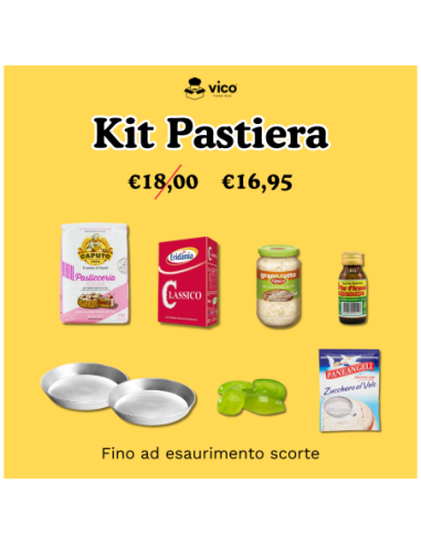 Kit Pastiera Napoletana - 8 pcs - Livraison gratuite en EUROPE et au Royaume-Uni