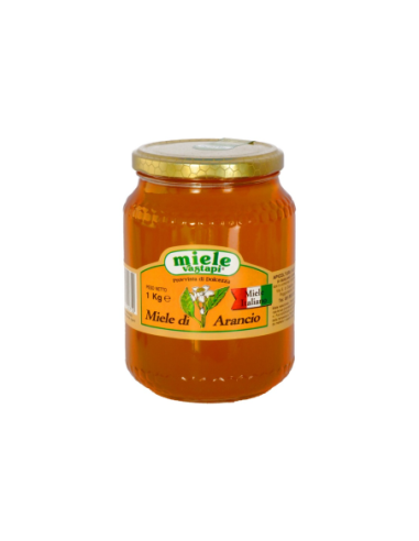 Vastapi Miel italien d'Orange - 500 gr - Livraison gratuite en EUROPE et au Royaume-Uni