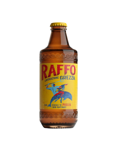 Raffo Unfiltered Raw Beer with Puglia cereals - 45 cl - Free shipping delivered to EUROPE and UK