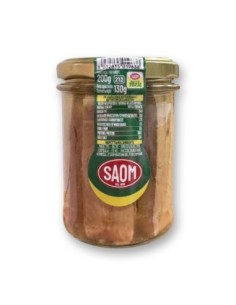 Saom Filets de Thon à l'Huile d'Olive - 200 gr - Livraison gratuite en EUROPE et au Royaume-Uni