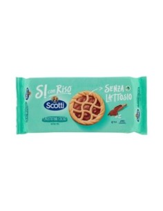 Scotti Si con Riso Crostatina al Cacao senza lattosio - 144 gr - Spedizione gratuita consegnata in EUROPA e UK