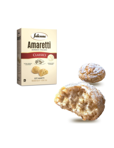 Falcone Classic Soft Amaretti D'Abruzzo - 170 gr - Free shipping delivered to EUROPE and UK