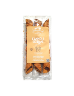 Mascolo Large Sicilian Cannoli peels - 160 gr - Free shipping delivered to EUROPE and UK