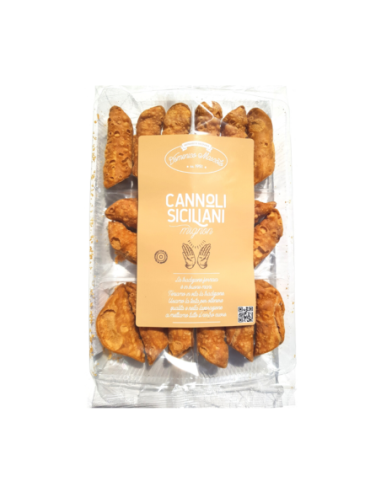 Mascolo Small Sicilian Cannoli peels - 160 gr - Free shipping delivered to EUROPE and UK