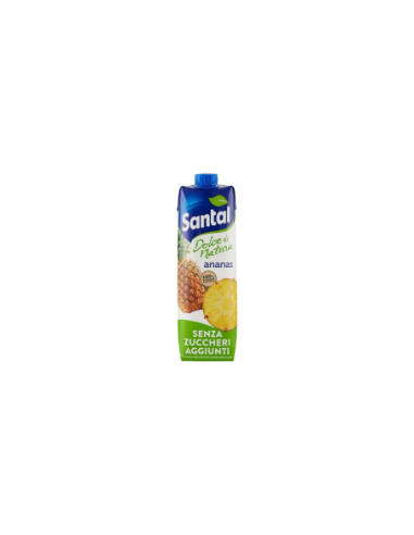 Santal Pineapple Juice without added sugar - 1 Lt - Free shipping delivered to EUROPE and UK