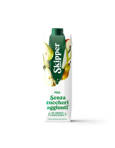 Skipper Pear juice without added sugar - 1 lt - Free shipping delivered to EUROPE and UK