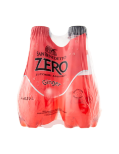 San Benedetto Zero Ginger - 4 x 250 ml - Kostenloser Versand nach Europa und Großbritannien