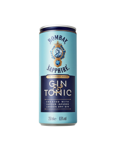 Bombay Sapphire Gin & Tonic - 25 cl - Free shipping delivered to EUROPE and UK