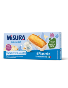 Misura Dolcesenza Plumcake sans sucres - 190 gr - Livraison gratuite en EUROPE et au Royaume-Uni