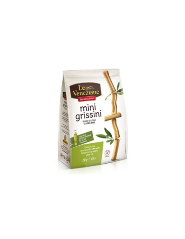 Le Veneziane Glutenfreie Mini-Grissini – 250 gr - Kostenloser Versand nach Europa und Großbritannien