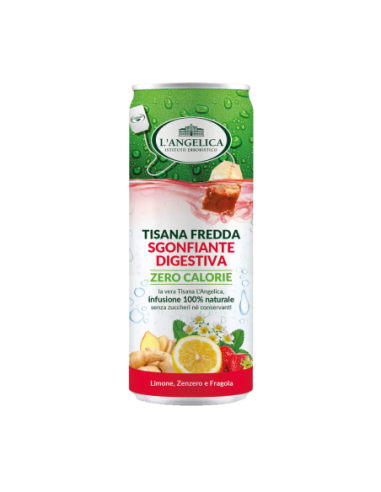 L'Angelica Tisana Fredda Sgonfiante Digestiva - 240 ml - Spedizione gratuita consegnata in EUROPA e UK