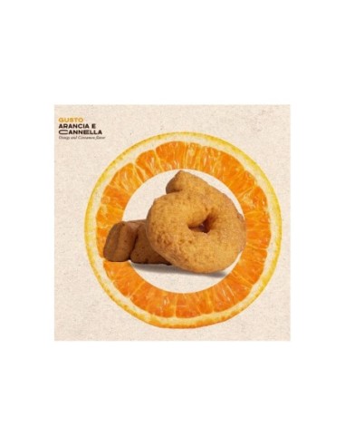 Sweetened Apulian Tarallini Orange and Cinnamon flavor - 250 gr - Free shipping delivered to EUROPE and UK