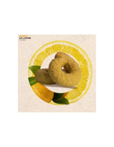 Tarallini des Pouilles sucrées saveur citron et gingembre - 250 gr - Livraison gratuite en EUROPE et au Royaume-Uni