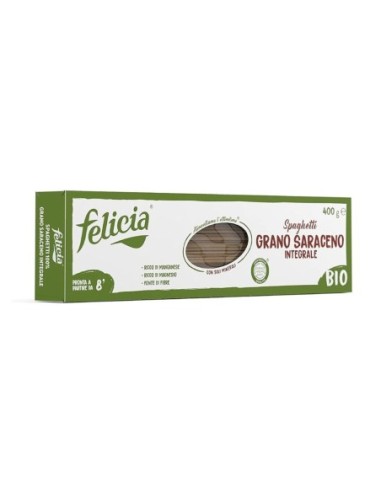 Felicia Spaghetti au sarrasin complet Sans Gluten Bio - 340 gr - Livraison gratuite en EUROPE et au Royaume-Uni