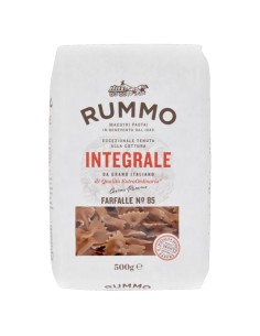 Rummo 85 Farfalle Integrali - 500 gr - Spedizione gratuita consegnata in EUROPA e UK