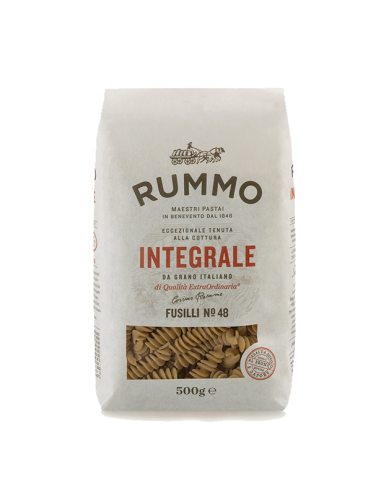 Rummo 48 Fusilli Integrali - 500 gr - Spedizione gratuita consegnata in EUROPA e UK