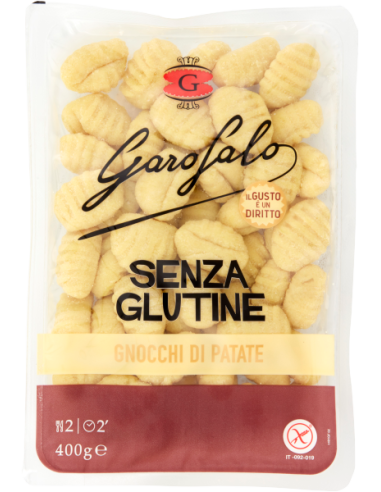 Garofalo Aardappel Gnocchi Glutenvrij - 400 gr - Gratis verzending naar Europa en Groot-Brittannië