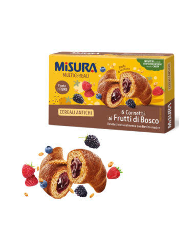 Misura Cornetti Multicereali ai frutti di bosco - 298 gr