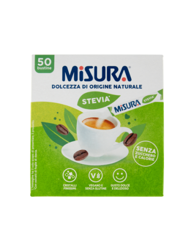 Misura Dolcificante Stevia - 50 bustine