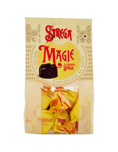 Strega Alberti Magie Chocolat au Lait - 150 gr - Livraison gratuite en EUROPE et au Royaume-Uni