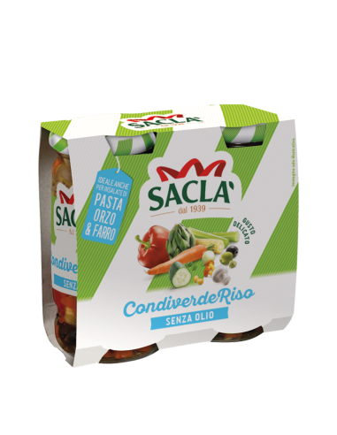 Sacla Condiriso Without Oil - 2 x 290 g - Free shipping delivered to EUROPE and UK