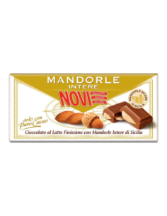 Novi Tavoletta di Cioccolato al latte con Mandorle intere - 100 gr