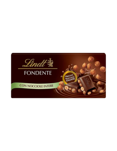 Lindt Tavoletta di Cioccolato Fondente e Nocciola - 100 gr