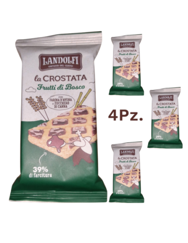 Landolfi La Crostata ai frutti di Bosco trancio - 4 x 60 gr