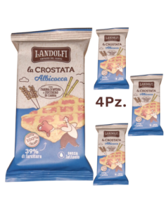 Landolfi La Crostata all' albicocca trancio - 4 x 60 gr