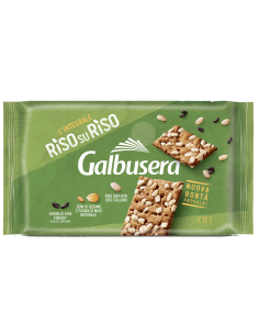 Galbusera Crackers Riso su Riso Integrale - 380 gr - Spedizione gratuita consegnata in EUROPA e UK