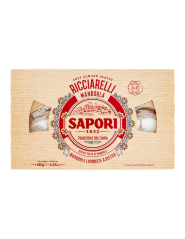 Sapori Ricciarelli a mandorla - 140 gr